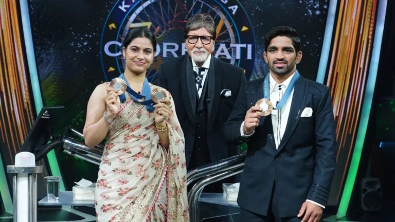 KBC16: जब मनु भाकर ने अमिताभ बच्चन के साथ चैंपियन बनने के टिप्स साझा किए | देखें