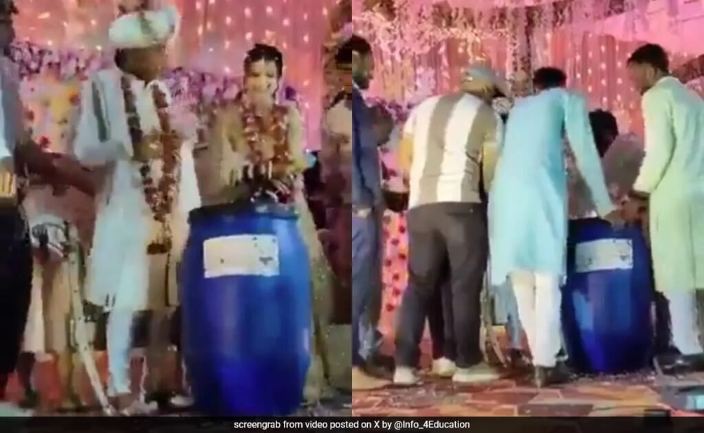 नीले रंग के ड्रम गिफ्ट का वायरल वीडियो मेरठ हॉरर के उपयोगकर्ताओं को याद दिलाता है