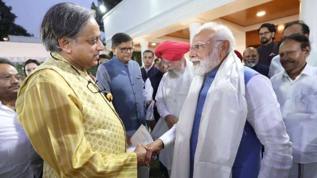 पीएम मोदी कांग्रेस में आंसू के लिए एक शशि थारूर संदर्भ का उपयोग करते हैं: 'कुछ संसद में बोलने से रोकते हैं'